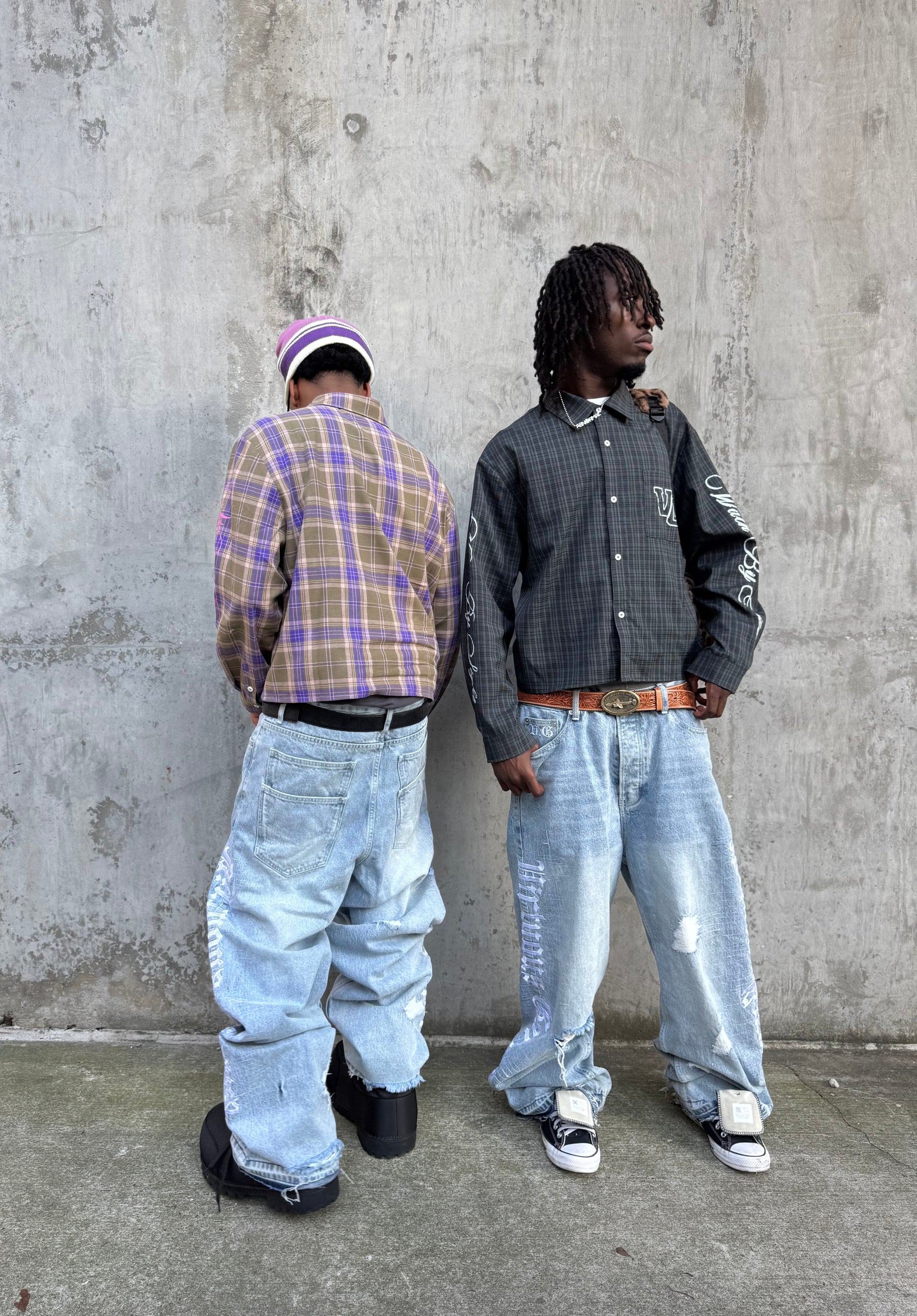 "BLACK" FLANNEL